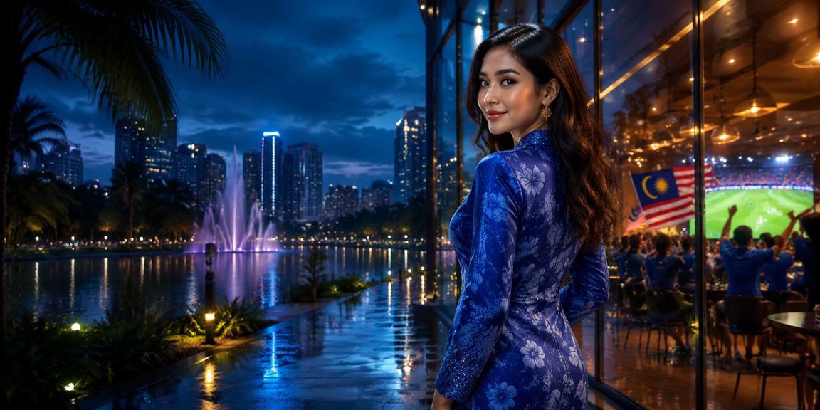 Taruhan bola sepak Malaysia bergaya baju kurung di platform l3110